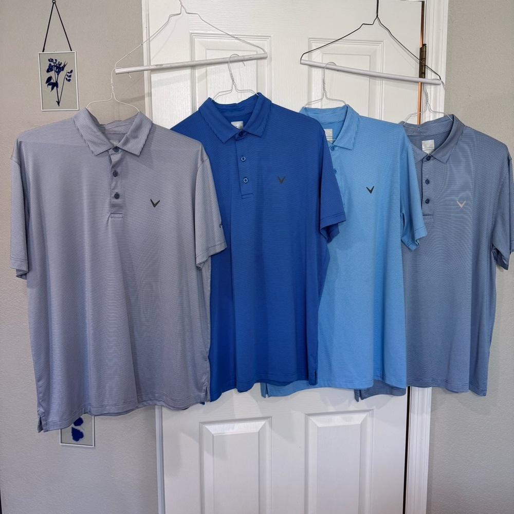 Callaway Men's Polo Shirt Collection - Blue and Gray